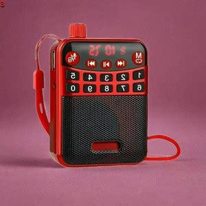 Sagaft X400 Portable Use Easy Take Light With TF Card Handle FM Band ...