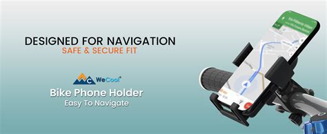 WeCool B1 360° Rotational Mobile Holder for Bikes,Motorcycle Handlebar ...