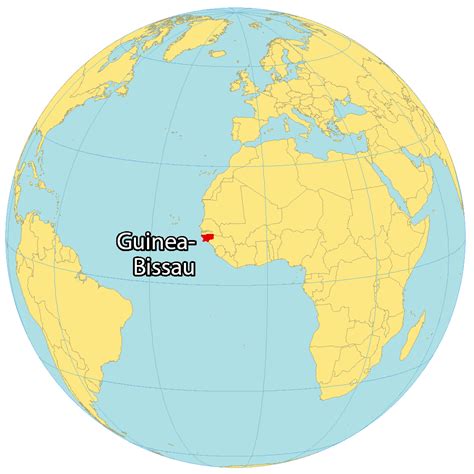 Guinea-Bissau Map - Places and Roads - GIS Geography