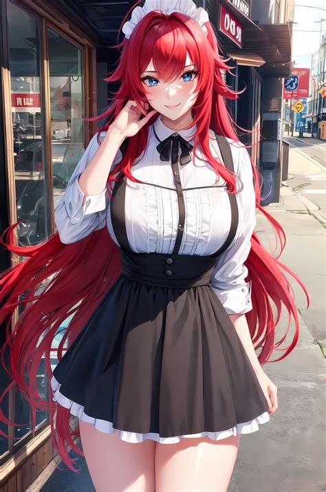 Maid Rias Gremory by AiArtShines on DeviantArt