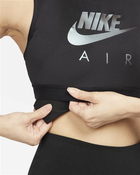 Nike Air Swoosh Women's Medium-Support High-Neck Sports Bra. Nike IN