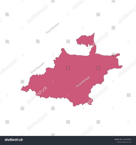 Realistic Map Bandung Kabupaten Bandung West Stock Vector (Royalty Free ...