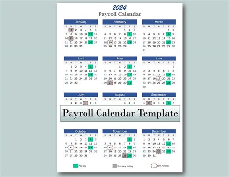 Semi Monthly Payroll Calendar 2025 Template for Efficient Payroll ...