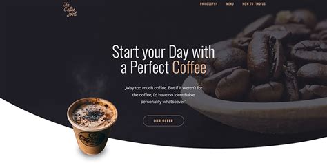 Image result for Cafe Website Design