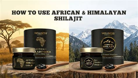 How to Use African & Himalayan Shilajit: Dosage Guide – Wellness County