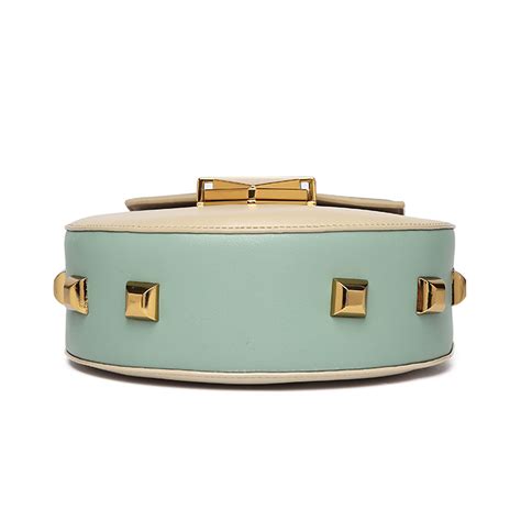 Buy Diana Korr Maisie Stud Detail Round Sling Bag - Beige Online