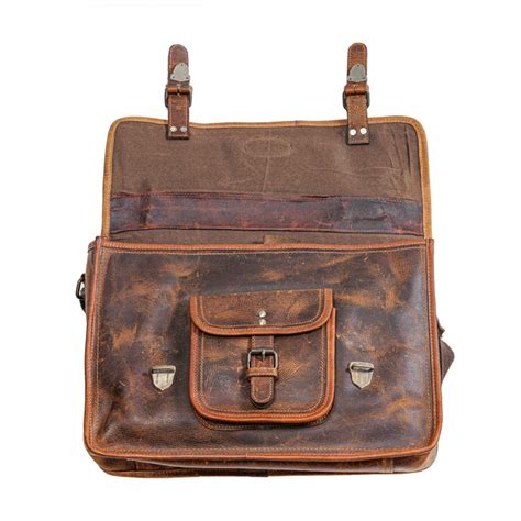 Roosevelt Leather Messenger Bag | Leather Office Bag | MaheTri