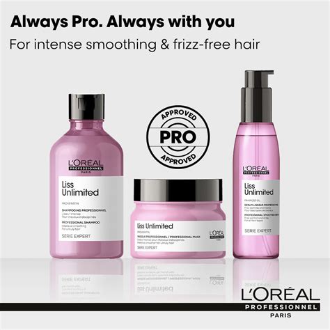 L'Oréal Professionnel Liss Unlimited Shampoo With Pro-Keratin And Kukui ...
