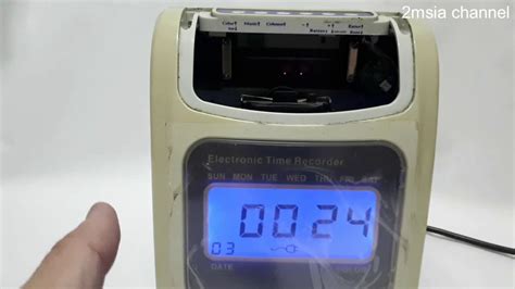 Time Recorder Set Up 的图像结果