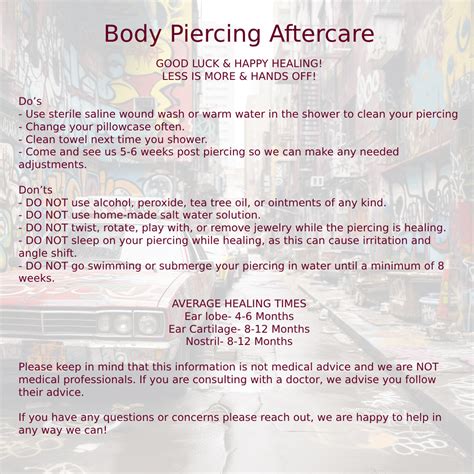 Piercing and Fine Body Jewelry