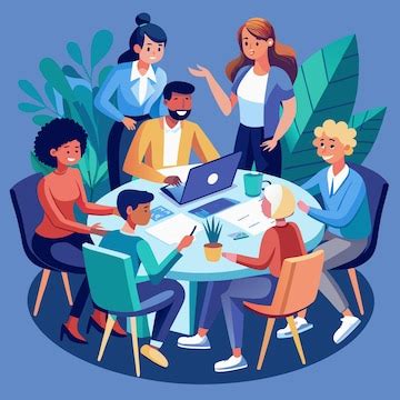 Team collaboration diverse group working together around a table ...