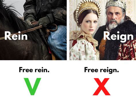 "Free rein" or "Free reign" - BusinessWritingBlog