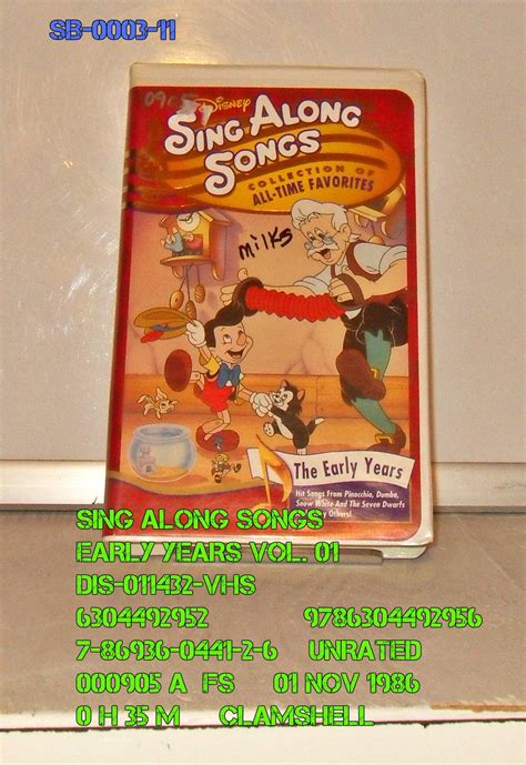 Disney Sing Along Songs The Early Years Collection Of All | Desertcart ...