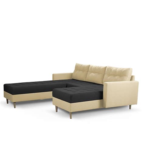 Ashton RHS 4 Seater L Shape Sofa Set with Center Table for Living Room