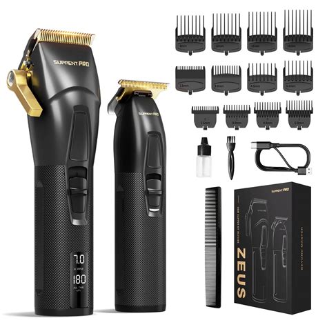 SUPRENT® Men's Professional Hair Clipper USB Rechargeable Barber ...
