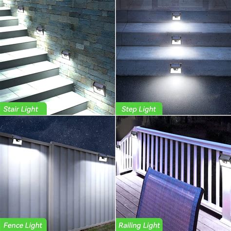 Buy Solar Outdoor Lights Motion Sensor [140 LED/8 Packs] Solar Security ...