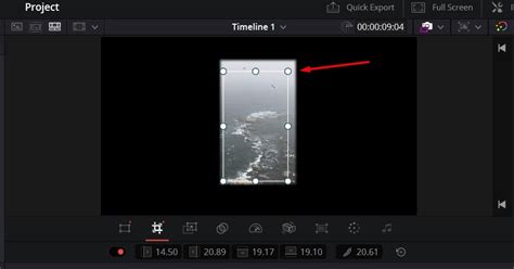 DaVinci Resolve Cropping 的图像结果