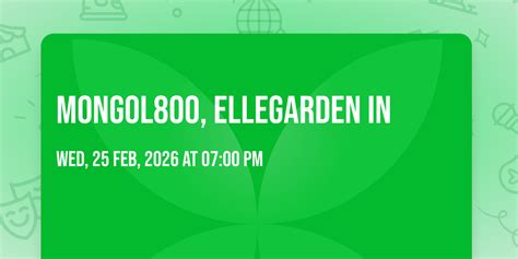 MONGOL800, ELLEGARDEN in, Addis Ababa, 25 February 2026 | AllEvents