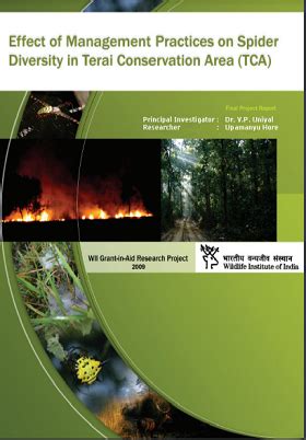 Effect of management practices as spider diversity in Terai ...