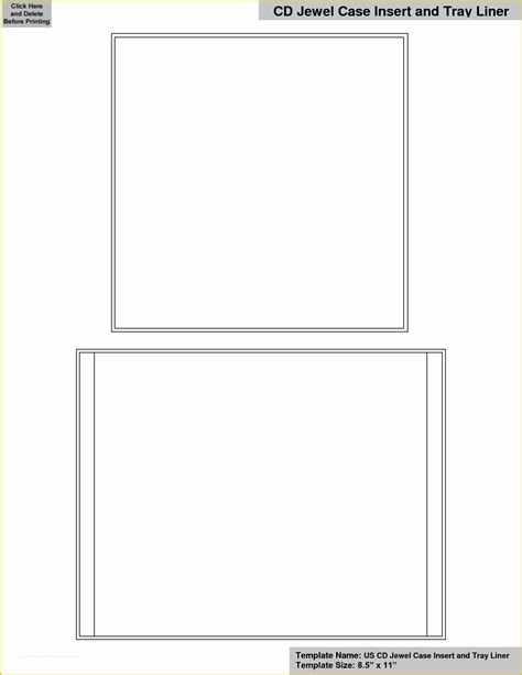 Free Cd Jewel Case Template Of Cd Case Template | Heritagechristiancollege