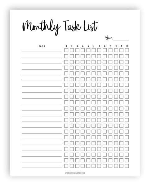 Monthly task planner excel - Lasisay