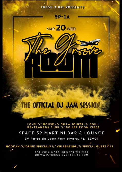 THE GROOVE ROOM | The Ultimate DJ Jam Session, Space 39, Fort Myers, 24 ...