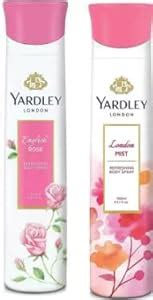 Buy Yardley London English Rose and London Mist Body Spray - For Women ...