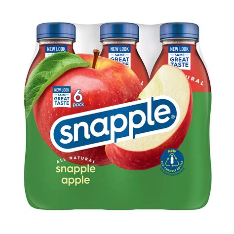 Snapple Apple Juice Drink 6 pk Bottles - Shop Juice at H-E-B