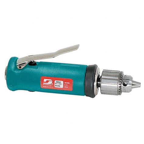 DYNABRADE, 1/4 in Chuck, 20,000 RPM, Air-Powered Drill - 25H938|53037 ...
