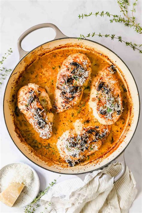 Gourmet Stuffed Chicken Marsala - Lena's Kitchen