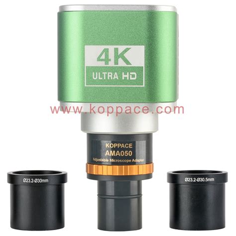 KOPPCE HD 4K Microscope Industrial Camera With 23.2mm to 30 and 30.5mm ...