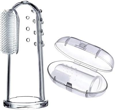 LITTLOO Silicone Baby Finger Manual Toothbrush, Great For Massaging ...