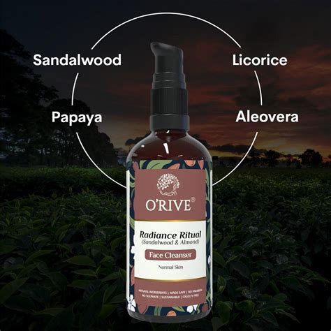 Radiance Ritual Sandalwood Facewash 30 ML – Orive Organics