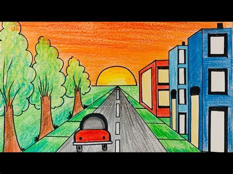 Image result for How to Draw Using One Point Perspective