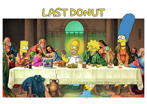 Image result for Simpsons Last Supper
