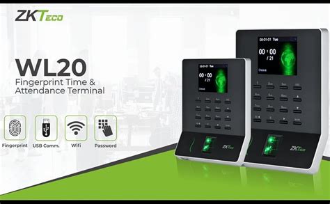 ZKTeco WL20 Fingerprint Attendance Machine | Biometric Time ...