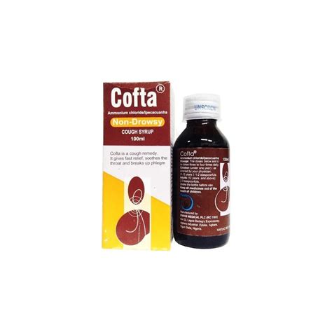 COFTA NON-DROWSY COUGH SYRUP 100ML