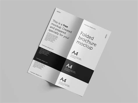 Free Bi-Fold Brochure Mockup PSD set - PsFiles