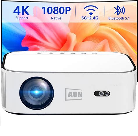 AUN Automatic Projector, Auto Focus + Auto Keystone +6D Digital ...