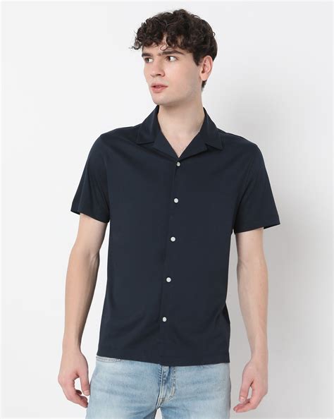 STUDIO MERCD RESORT COLLAR SHIRT