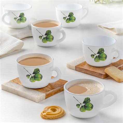 Buy Oval Cup Set 140 ml x 6 at Best Price Online in India - Borosil