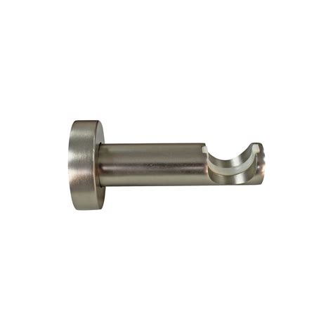 Supporto singolo aperto Ø28mm Kali EASY FIX in alluminio nickel opaco ...