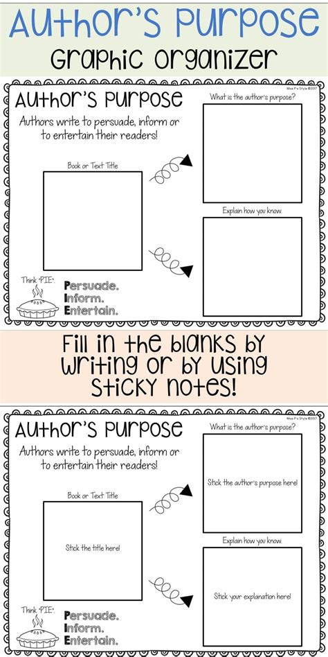 Author's Purpose Worksheets 2Nd Grade