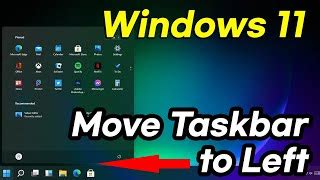 Image result for Move Start Button Windows 11