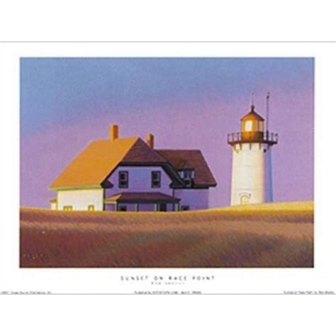 Buyartforless Sunset on Race Point by Rob Brooks 32x24 Art Print Poster ...