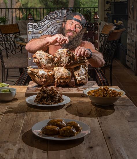 From the medieval trappings of his Texas mansion to his raw organ-meat ...