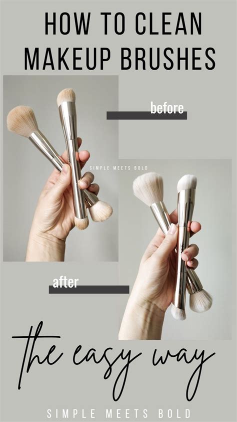 How To Wash Cosmetic Brushes