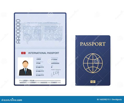 设置现实的空白护照页或空白图片_设置现实的空白护照页或空白图片下载_正版高清图片库-Veer图库
