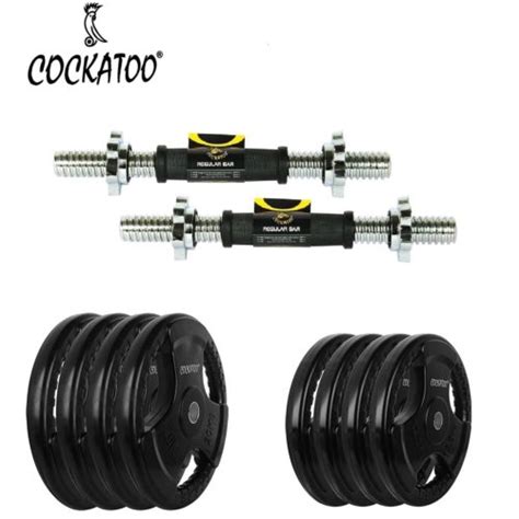 (10 Kg-20 Kg) Professional Dumbbells Set with | Cockatoo