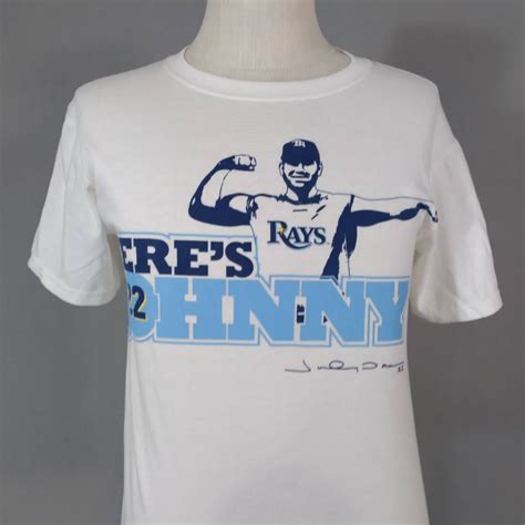 Yahoo!オークション - Tampa Bay Rays shirt Johnny Damon men's small...